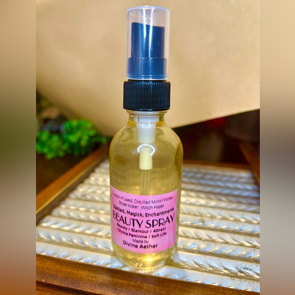Pink Beauty Ritual Spray Spelled Enchanted Beauty Glamour Divine Feminine